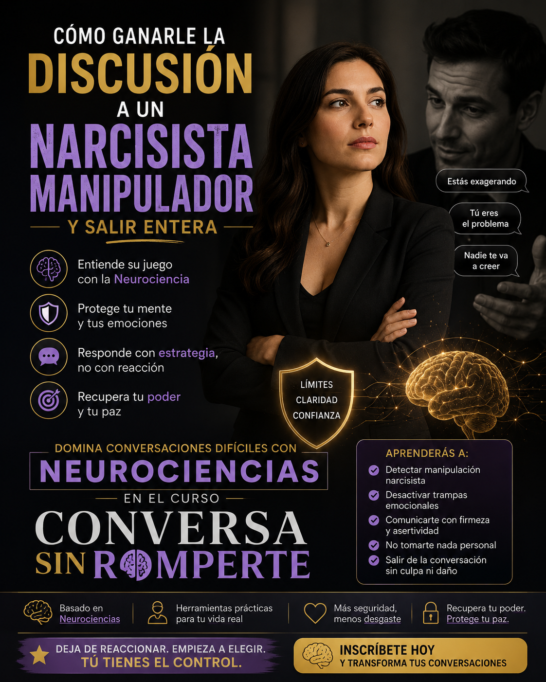 Conversa Sin Romperte :El arte de Dominar las Conversaciones Difíciles