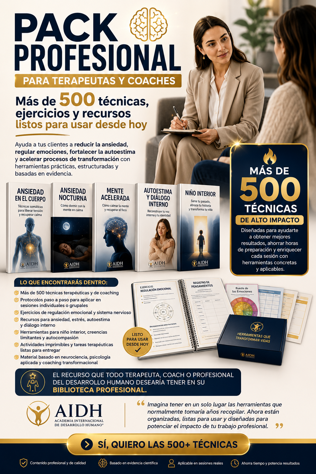 PACK PROFESIONAL PARA TERAPEUTAS & COACHES
